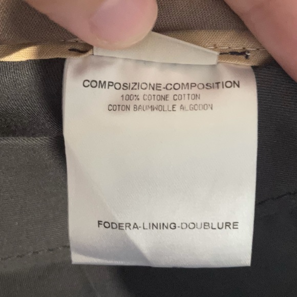 Stella McCartney Gray Cropped Chino Pants - Picture 8 of 10